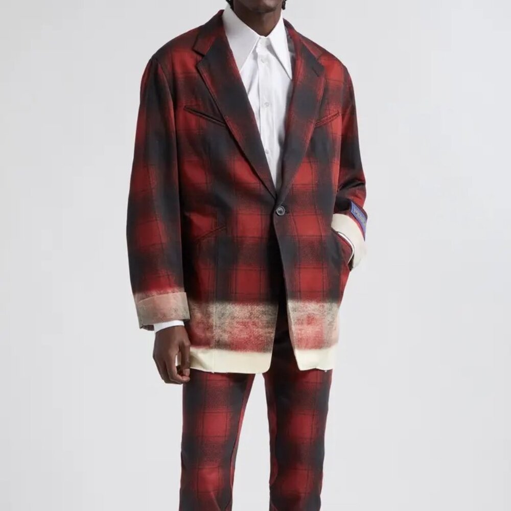 Maison Margiela x Pendleton MM1 Plaid Cotton Sport Coat